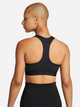 Top sportowy damski Nike W Nk Swsh Med Spt Bra DX6821-010 XL Czarny (196608850700) - obraz 2