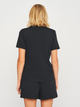 Koszulka bawełniana damska Nike W Nsw Club Ss Tee DX7902-010 S Czarna (196153998971) - obraz 2