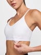 Top sportowy damski Nike W Nk Df Indy Lgt Spt Bra FD1062-100 XL Biały (197593074447) - obraz 6