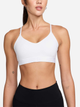 Top sportowy damski Nike W Nk Df Indy Lgt Spt Bra FD1062-100 M Biały (197593126832) - obraz 1