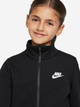 Dres młodzieżowy dziewczęcy Nike K Nsw Tracksuit Poly Fz Hbr FD3067-010 146-152 cm (L) Czarny (196607053058) - obraz 4