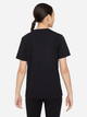 Підліткова футболка для дівчинки Nike K Nsw Tee Futura Hbr FZ5178-010 146-152 см (L) Чорна (197596512212) - зображення 2