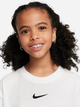 Підліткова футболка для дівчинки Nike G Nsw Tee Boy Essntl Lbr FZ5539-100 146-152 см (L) Біла (197596624335) - зображення 4