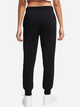Spodnie dresowe damskie ocieplane Nike W Nsw Phnx Flc Mr Pant Std FZ7626-010 L Czarne (196977205538) - obraz 2
