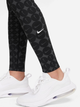 Legginsy dziecięce dla dziewczynki Nike G Nk Df One Tght Aop HF8228-010 122-128 cm (XS) Czarne (197859768448) - obraz 3