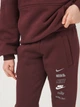 Детские теплые спортивные штаны-джоггеры на флисе для девочки Nike K Nsw Club Flc Jggr Mlogo HQ0973-652 128-137 см Коричневые (197601383783) - изображение 4