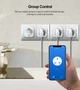 Розумна смарт WiFi розетка Girier 20А з лічильником електроенергії і таймером Біла / Розетка з енергометром Квадратна - зображення 7