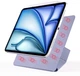 Чехол для планшета BeCover Ultra Slim Origami Magnetic для Apple iPad Mini 7 2024 с креплением для стилуса Apple Pencil Deep Purple (BC_712950) - изображение 6