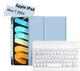 Чехол-клавиатура для планшета BeCover для Apple iPad Mini 7 2024 с креплением для стилуса Apple Pencil Light Blue (BC_712995) - изображение 1