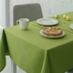 Скатерть Delight тефлоновая Салатова 100х140 см (Light_green_100x140) - изображение 1