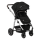 Універсальна коляска 2 в 1 Lionelo AMBER BLACK SILVER - зображення 2