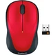 Мышь беспроводная Logitech M235 Red для ноутбука Черно-красный (146063) - изображение 8