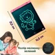 Дитячий електронний LCD планшет для малювання зі стилусом, дошка для малювання та записів, графічний планшет діагональ 10", MonoTab-10-Pink - зображення 2