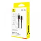 Кабель зарядки Baseus P10377802U01-01 Dura Series (60W) (1M) USB to Type-C Чорний-червоний - изображение 2