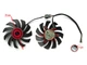 Вентилятор Everflow для видеокарты ASUS (orgnl) 75 мм 4-pin T128010BH (FD7010H12S T128010SH FD7010H12D T128010SM PLD08010S12HH) комплект 2 шт (№85.81) - изображение 3