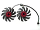 Вентилятор Everflow для видеокарты ASUS (orgnl) 75 мм 5-pin T128010BH (FD7010H12S T128010SH FD7010H12D T128010SM) комплект 2 шт (№33.21) - изображение 1