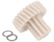 Шестерня средняя для мясорубки D=28/56, H=31/18, Z=10/27кос. KENWOOD (KW715563) - изображение 2