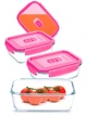 Набір прямокутних контейнерів Luminarc Pure Box Active Neon 3 шт. (N0332) - зображення 6