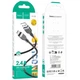 USB кабель Hoco X109 Energy silicone charging data cable Micro (2M) Black - изображение 2