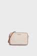 Жіноча біла сумка з візерунком JET SET CROSSBODY Michael Kors OS 32F1GJ6C7B - изображение 1