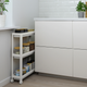 Тележка VESKEN IKEA 004.712.22 белый - изображение 2
