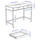 Письмовий стіл ALEX IKEA 104.735.55 білий - зображення 3