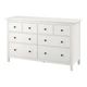 Комод HEMNES на 8 шухляд IKEA 102.392.80 белый - изображение 1