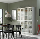 Книжный шкаф со стеклянными дверями BILLY/OXBERG 160x30x202 см IKEA 890.178.32 белый / белый - изображение 2