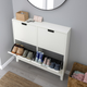 Тумба для обуви STALL 96x17x90 cm IKEA 605.302.66 белый - изображение 4