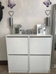 Тумба для взуття BISSA 49x28x93 cm IKEA 705.302.56 білий - зображення 8