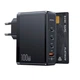 Мережевий зарядний пристрій Usams US-CC163 T50 100W 4 Ports ACCC GaN Fast Charger (EU) Black CC163TC01 - зображення 3