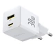 Мережевий зарядний пристрій Baseus Palm Fast Charger C+U 30W EU Moon White P1011160A213-00 - зображення 3