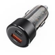 Автомобільний зарядний пристрій ACEFAST B12 60W (USB-A+USB-C) dual-port car charger Black 6974316282914 - зображення 2