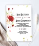 Весільне запрошення "Червоний оксамит" (IN5031) - зображення 2