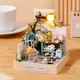 3D конструктор Румбокс со световыми эффектами "Садовый уголок" конструктор Room Box кукольный домик своими руками (RB033) - изображение 2
