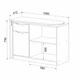 Комод-стол-2 Компанит Крафт комби(495464159) - изображение 3