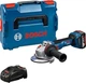 Угловая шлифовальная машина Bosch Professional GWS 18V-11 S, акб 5,0 Ah, з/у, в кейсе (06019N4003) - изображение 1