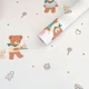 Универсальная самоклеящаяся ПВХ пленка "мишка" 0,45*10м, для детской, для столешницы, водостойкая, для мебели и кухни светло-бежевый - изображение 1