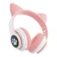 Беспроводные складные наушники с подсветкой с микрофоном и Bluetooth, Розовые (ARTST2BNPink) - изображение 5