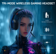 Беспроводная игровая гарнитура EKSA SuperEQ G19BT 2,4 ГГц Bluetooth 5.4 с микрофоном для PS, Xbox, ПК, Mac - изображение 6