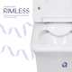 Унитаз-компакт Qtap Kalao безободковый с сиденьем Soft-close QT08221213AW - изображение 5