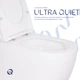 Унітаз підвісний Qtap Robin Ultra Quiet безобідковий з сідінням Soft-close 520x365x365 мм WHITE - изображение 6