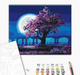Картина по номерам Сакура в лунном свете 40x50 см Brushme BS25275 - изображение 2