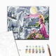 Картина по номерам Принцесса и единороги 40x50 см Brushme BS25996 - изображение 2
