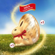 Пасхальное яйцо Lindt Gold bunny молочный шоколад 195г. - изображение 3