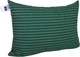 Подушка MirSon №0104 Сolor Fun Line 17-0612 Stripe Emerald Хлопок средняя 50x70 см (2200010864113) - изображение 1