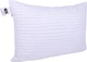Подушка MirSon №0126 Сolor Fun Line 17-0605 Stripe White Silk средняя 50x70 см (2200010864939) - изображение 1