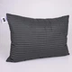 Подушка MirSon №0113 Сolor Fun Line 17-0611 Stripe Black Хлопок средняя 50x70 см (2200010864182) - изображение 2