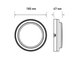 Светильник светодиодный накладной MAXUS MBH 15W 3CCT IP65 WH Circle - изображение 4
