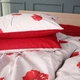 Простынь MirSon полуторная 150x220 см 17-0754 Scarlet Poppies Ranforce Elite (2200010933482) - изображение 3